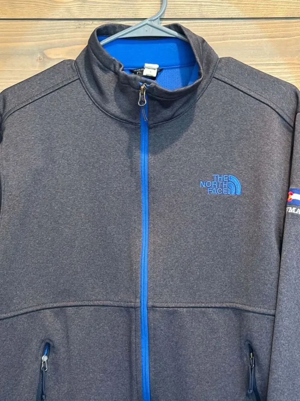 The North Face Snowmass Colorado Full Zip Fleece Jacket Charcoal Medium
